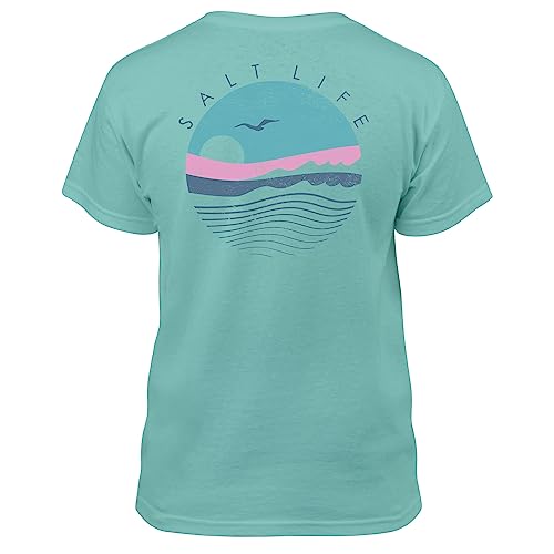 Salt Life Girls' Horizon Youth Short Sleeve Classic Fit Shirt