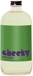 Cheeky Cocktails | Premium Syrups & Juices (Mint Syrup, 16 Fl Oz (Pack of 1))