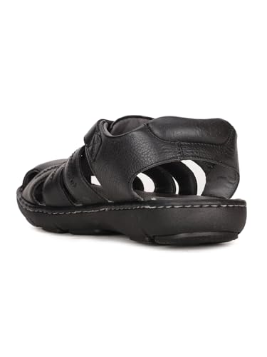 Image of Hush Puppies Men's Slip-on Fisherman Sandal - BLACK (12 UK) (8646870)