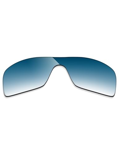 Image of Alphax Blue Gradient Non-polarized Replacement Lenses for Oakley Turbine Rotor OO9307 Sunglasses