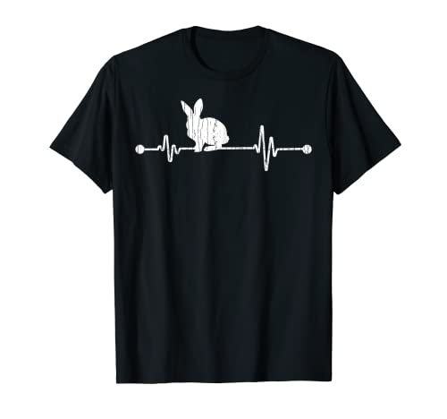 Bunny Heartbeat Funny Rabbit Graphic T-Shirt