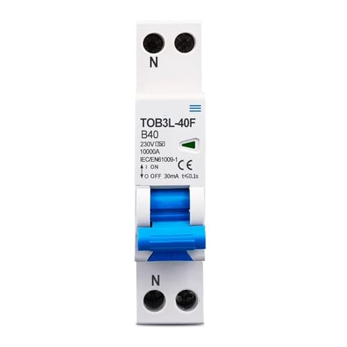 Disjoncteur différentiel type B 1P+N 20A 10KA protection fuite courant - 6