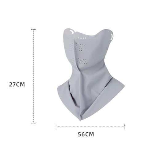 UPF 50+ Neck & Face Sun Protection Mask Breathable UV Gaiter for Fishing Outdoor4