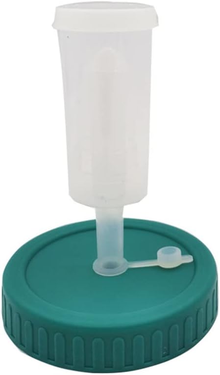 TopHomer Fermentation Lid Plastic Fermenting Lid Air Lock Fermenter Burp Lid for Making Kimchi, Ginger Carrots, Hot Sauce, Sauerkraut, Pickle(Lake green)