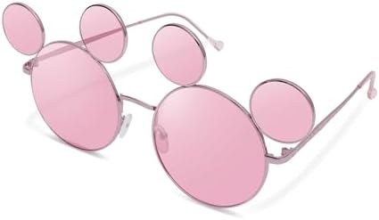 Mouse Ears Sunglasses for Adults & Kids, Mouse-Inspired Round Sun glasses, Fun Theme Park Accessories Mouse Ears Sunglasses for Adults & Kids, Mouse-Inspired Round Sun glasses, Fun Theme Park Accessories