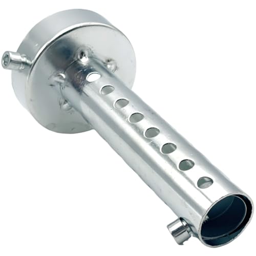 FJmark バイク 汎用 マフラー インナーサイレンサー バッフル 消音 (シルバー60mm)
