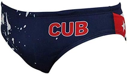 Suit Cuba Stripes Swimwear, Swim Briefs for Swimmers, Water Polo, Underwater Hockey, Underwater Rugby