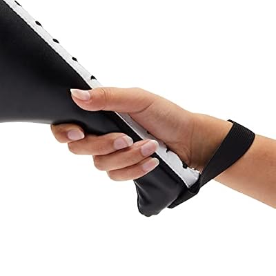 Maplefield Kick Pad Set - 2 Pack, Black, 15 x 2.5 x 7.5 in - Taekwondo Kick Pads & Kickboxing Paddles - Karate Gifts for Boys & Martial Arts Sparring Gear