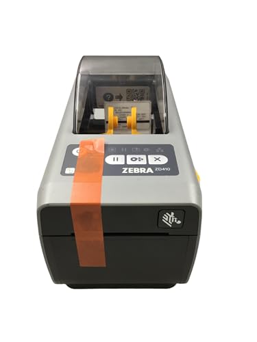 Image of ZEBRA ZD410 Direct Thermal Only Desktop Printer - Ethernet, Bluetooth, USB and USB Host Connectivity, 2 inch inch Print Width, 203 DPI, ZD41022-D01E00EZ- , Monochrome (Renewed)