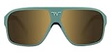 Pit Viper Gafas de sol The Flight Optics, The Country Club con lente dorada polarizada, Standard