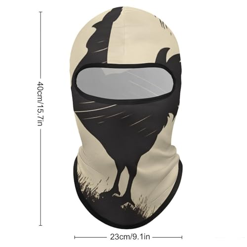 Balaclava para Hombres y Mujeres - Máscara de Esquí con Cubrebocas Integral para Ciclismo, Moto y Actividades al Aire Libre miniatura 2