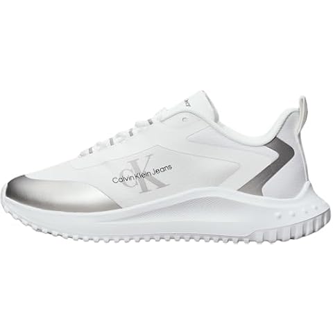 Calvin Klein Women’s Sporty EVA Mix Low Top Lace-Up Runner Trainers Cover