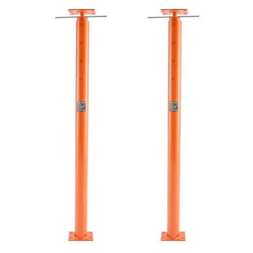 VEVOR House Floor Jacks, 2 Pack 54-150 Inch Height Range, 11200 lbs Max Load Capacity, Adjustable Support Beam Basement Jack Post Pole for Leveling, Lift Steel Telescoping Post for Temporary Support by VEVOR - Used condition - US$135.76