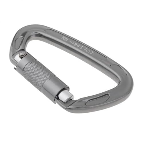 MERISHOPP 10x24KN Auto Locking Carabiner Hammock Carabiner f...