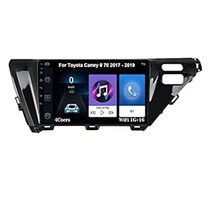 Auto Stereo Android HD Touchscreen Head Unit Voor Toyota Camry 8 70 2017-2019 Plug En Play Auto Accessoires Auto Radio…