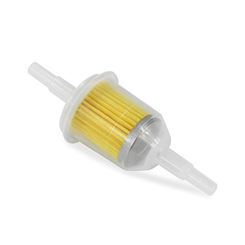 QUWEI Gas Inline Fuel Filters for Kawasaki Kohler Briggs & Stratton Small Engine 1/4 Inch X 5/16 Inch 10 Pack