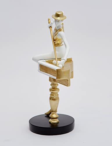 Haucoze Snooker Sculpture Figurine Billiards Decor Statue Polyresin Home Arts 9.5 Inch #TOP2