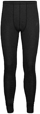 Odlo Pantalones térmicos para hombre Active Warm I Ropa interior térmica I Ropa interior térmica para esquiar Pantalones térmicos largos I Hombre