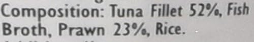 Applaws 100% Natural Wet Cat Food Tins, Tuna Fillet with Prawn in Broth 70 g for Adult Cats (24 x 70 g Tins)
