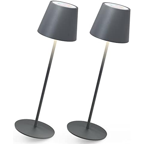 Tischlampe Kabellos 2Stück Dimmbare Touch Control Led Tischlampe Akku Cover