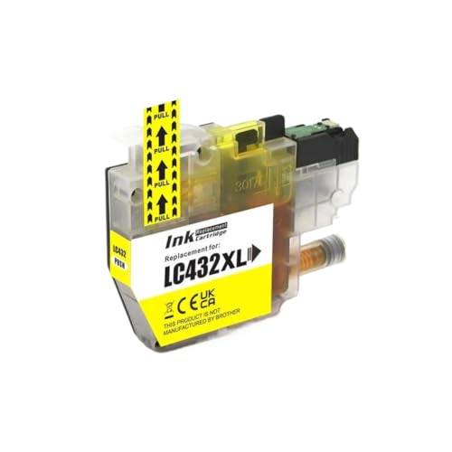 Cartouche d'encre LC432XL jaune compatible imprimante MFC J6740DW