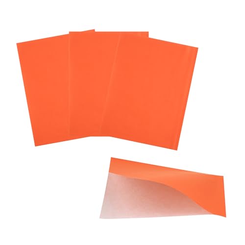 Restaurantware Paper Bags 100 Pack of 6.29 x 4.72 Inch Tear-Resistant Disposable Bakery Bags Paper Sandwich Packaging Orange