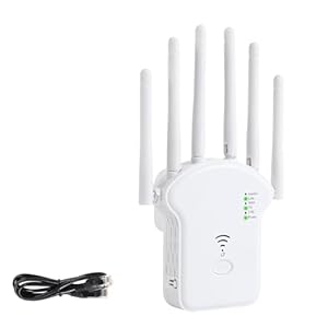 WiFi Extender, 2024 Fastest WiFi Booster 300Mbps WiFi Extenders Signal Booster for Home, WiFi Repeater with Ethernet Port Covers up to 10000sq. ft and 55 Devices