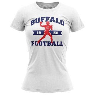 Buffalo Football 1959 Shirt for Women, Buffalo Football Shirt, Crewneck Top White