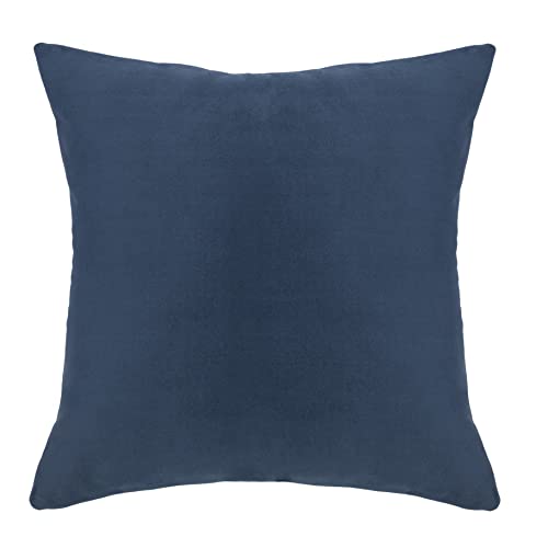 Image of Cazimo Velvet Cushion Covers for Bed, Sofa and Couch - 16 * 16 inches | Ideal for Living Room | Set of 2, Blue