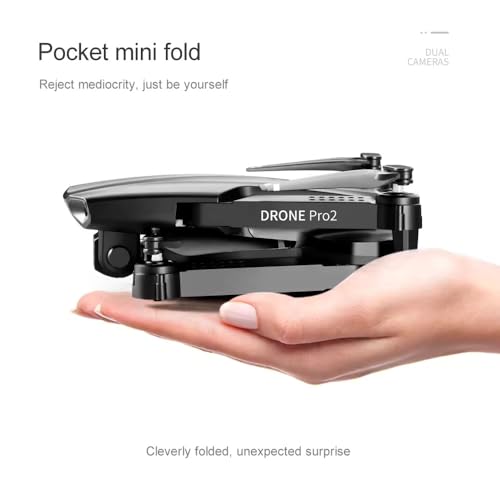 Image of FITIJA-Drone-with-4K-Camera-WiFi-FPV-1080P-HD-Dual-Foldable-RC-Drone-Altitude-Hold-Headless-Mode-Visual-Positioning-Auto-Return-App-Control-Multicolor-4 (D2)