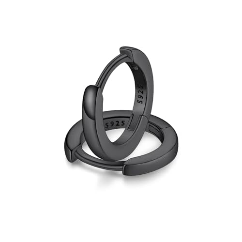 FaithHeart Sterling Silver Hoop Earrings for Women, Hypoallergenic Huggie Hoop Earrings Lightweight Small Cartilage Earrings Hoop Earring Dainty Everyday Earrings 6/8/10/12/14/15/16/18/20mm