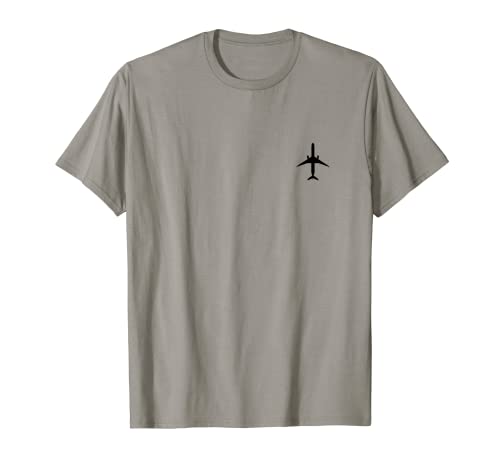 Regalo divertido del piloto del avión de la aviación del bolsillo del avión para los hombres Camiseta