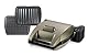 LAGRANGE 019422 Premium Gaufres + Croque-Monsieur Waffeleisen, Aluminium, Taupe
