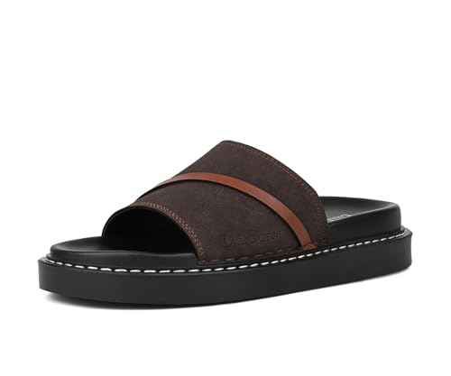 Image of LOUIS STITCH Comfortable Men's Sandals | Lightweight Casual Stylish Slip-On Slides Sandals| Everyday Wear Sandals with PU Cushion Sole | LSOF-21