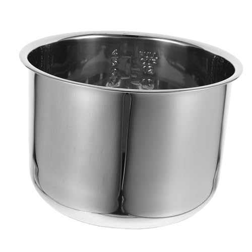 WEKADRIN Cubeta Olla Arroz Acero Inoxidable Antiadherente Recambio para Olla Arrocera Compatible con Múltiples Distribución Rápida Calor