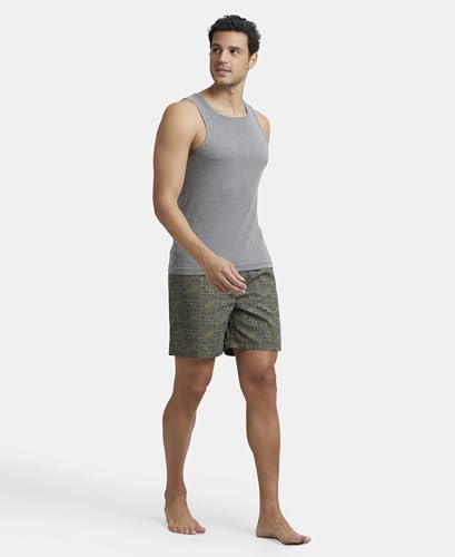 Image of Jockey US57 Men Super Combed Mercerized Cotton Woven Printed Boxer Shorts with Side Pockets (Pack of 2, Prints May Vary)