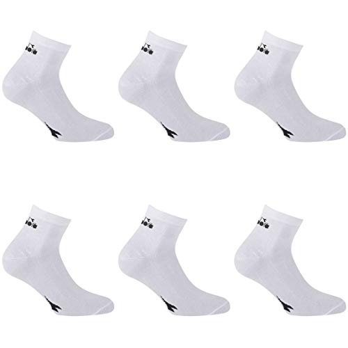 Diadora Herren Chaussettes LowCut Diad/1lowx6 Socken, Blanc, 43/46