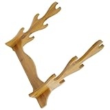 lurrose 楠竹五段ディスプレイラック フルート 刀剣収納スタンド 卓上アクセサリースタンド 多用途装飾用 コレクター向け収納ホルダー