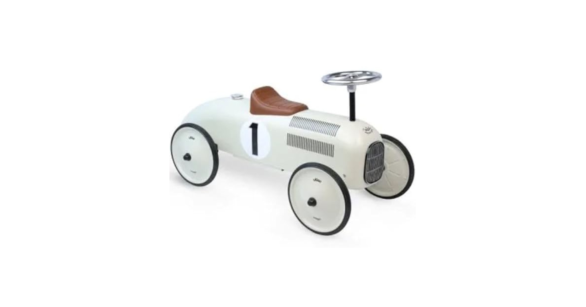 Amazon.co.jp: VILAC レーシングカー 白 クリーム : おもちゃ
