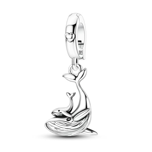 Humpback Charm Fit for Pandora Bracelet,925 Sterli