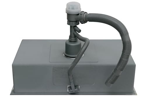 Image of CROCODILE 21 inchX18 inch Single Bowl SS Kitchen Box Sink|304 Stainless Steel |1.2 mm Steel Thickness| Diamond Cut| 25Yrs Warranty|Rust & Stain Resistant|Minimizes Sound|Brushed Matt Finish|