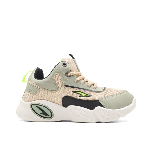 Image of ASIAN Kids VISION-11 Stylish Casual Chunky Sneakers with Laces for Boys, Trendy and Comfortable Shoes Perfect, Walking, and Outdoor Play, Lightweight and Durable Design Suitable for Kids