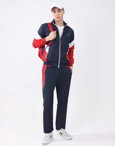 Image of Monte Carlo Men's Regular Fit Round Neck Full Sleeve Solid Tracksuit | Warm Soft Material | Stylish Comfort Fit | Perfect Sports and Casual Winter Wear for Men (Pack Of 1)