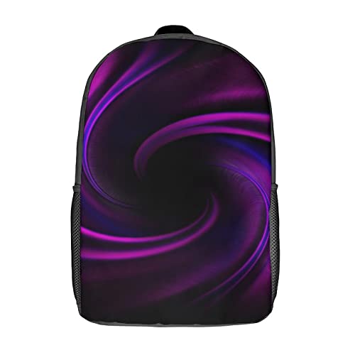 Sac d'école unisexe soulageant les épaules motif 3D violet