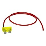  tomzz Audio 5800-045 Standard DIN Flachsteck Sicherung mit Kabel Abgriff 20A