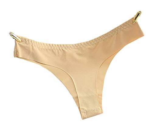 Jixin4you Femme Tanga String sans Couture Invisible Chair Cover