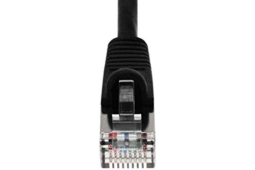 Cable de red SF Cable Cat5e STP 0.5ft Negro miniatura 3