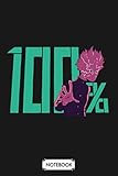  Mob Psycho 100 Notebook: Matte Finish Cover, 6x9 120 Pages, Diary, Lined College Ruled Paper, Journal, Planner