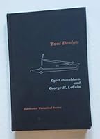 Tool Design; Rochester Technical Series B001MT6PJ8 Book Cover
