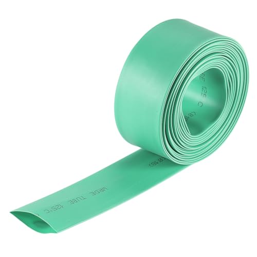 Image of sourcing map Heat Shrink Tubing 18mm x 10ft - Green